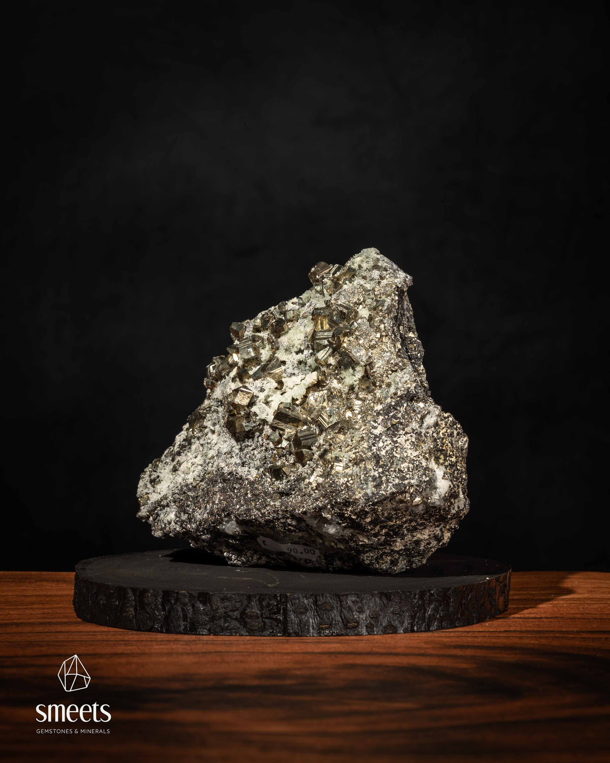 Pirite com Quartzo em Matriz do Peru