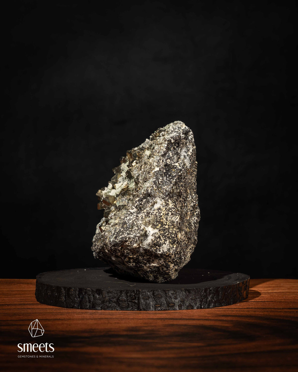 Pirite com Quartzo em Matriz do Peru
