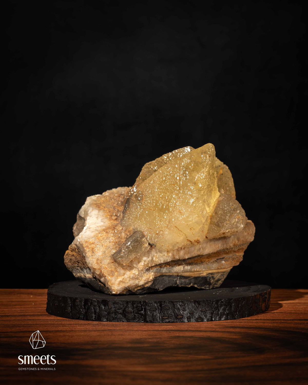Large Honey Dogtooth Calcite Cluster from Indonesia