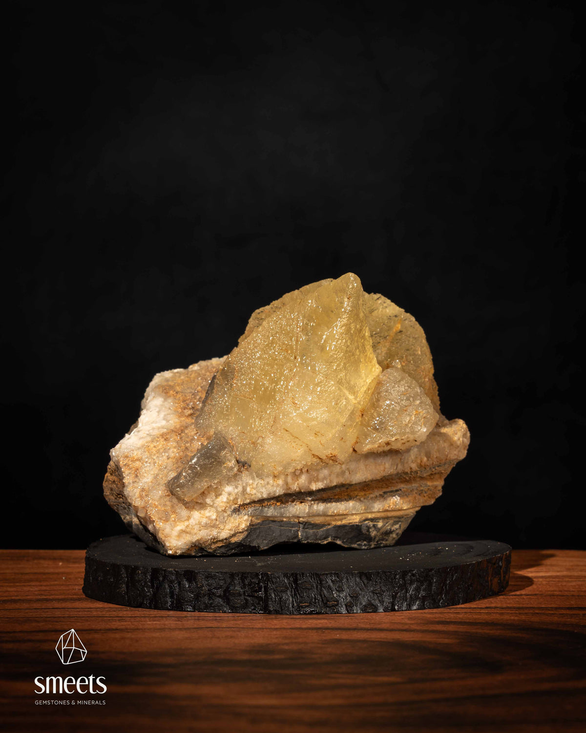 Large Honey Dogtooth Calcite Cluster from Indonesia