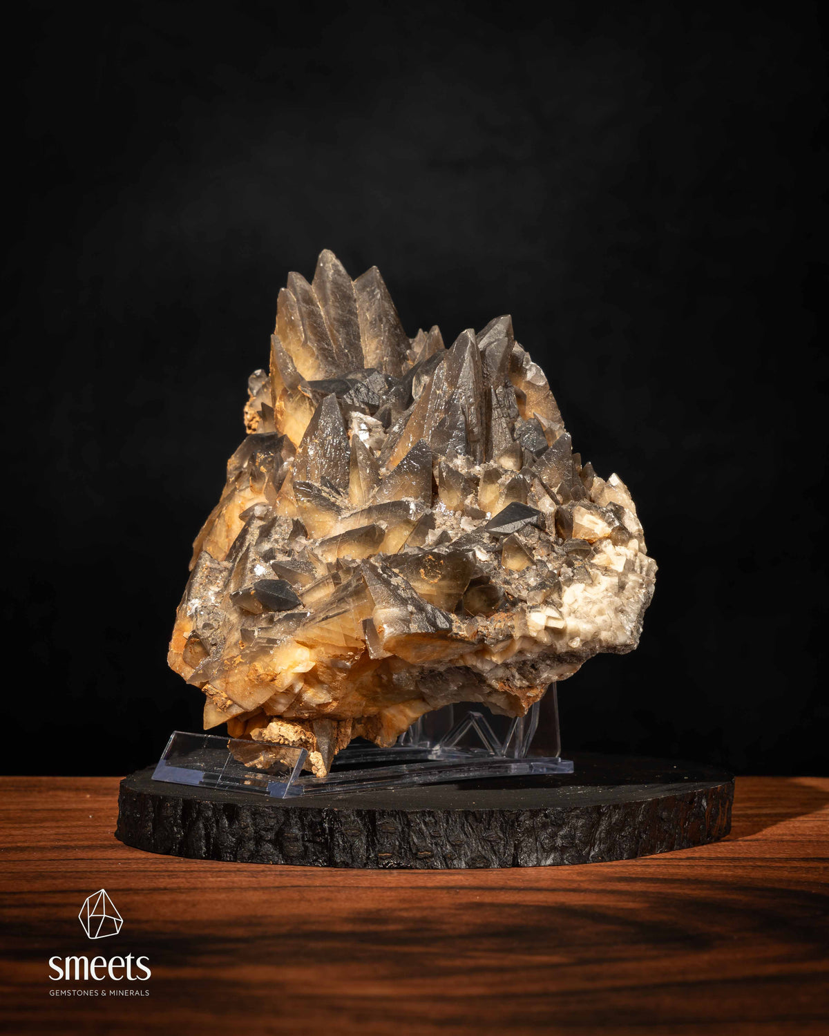 Dogtooth Calcite Crystal Cluster from Indonesia