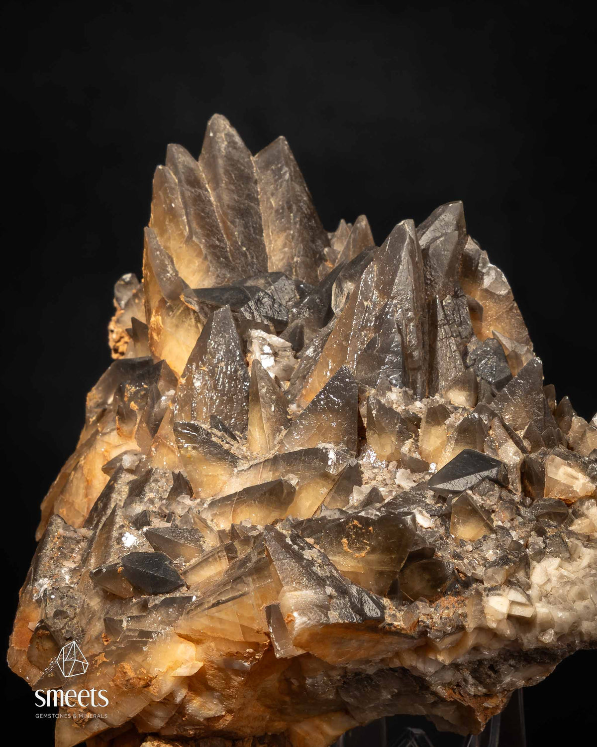 Dogtooth Calcite Crystal Cluster from Indonesia