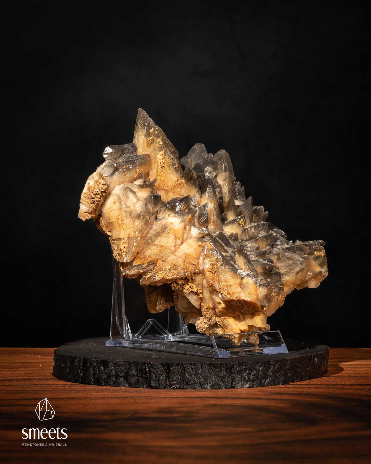 Dogtooth Calcite Crystal Cluster from Indonesia