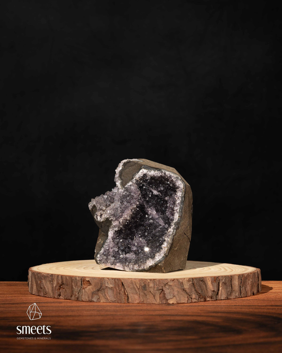 Natural Uruguayan Amethyst Druzy Freeform