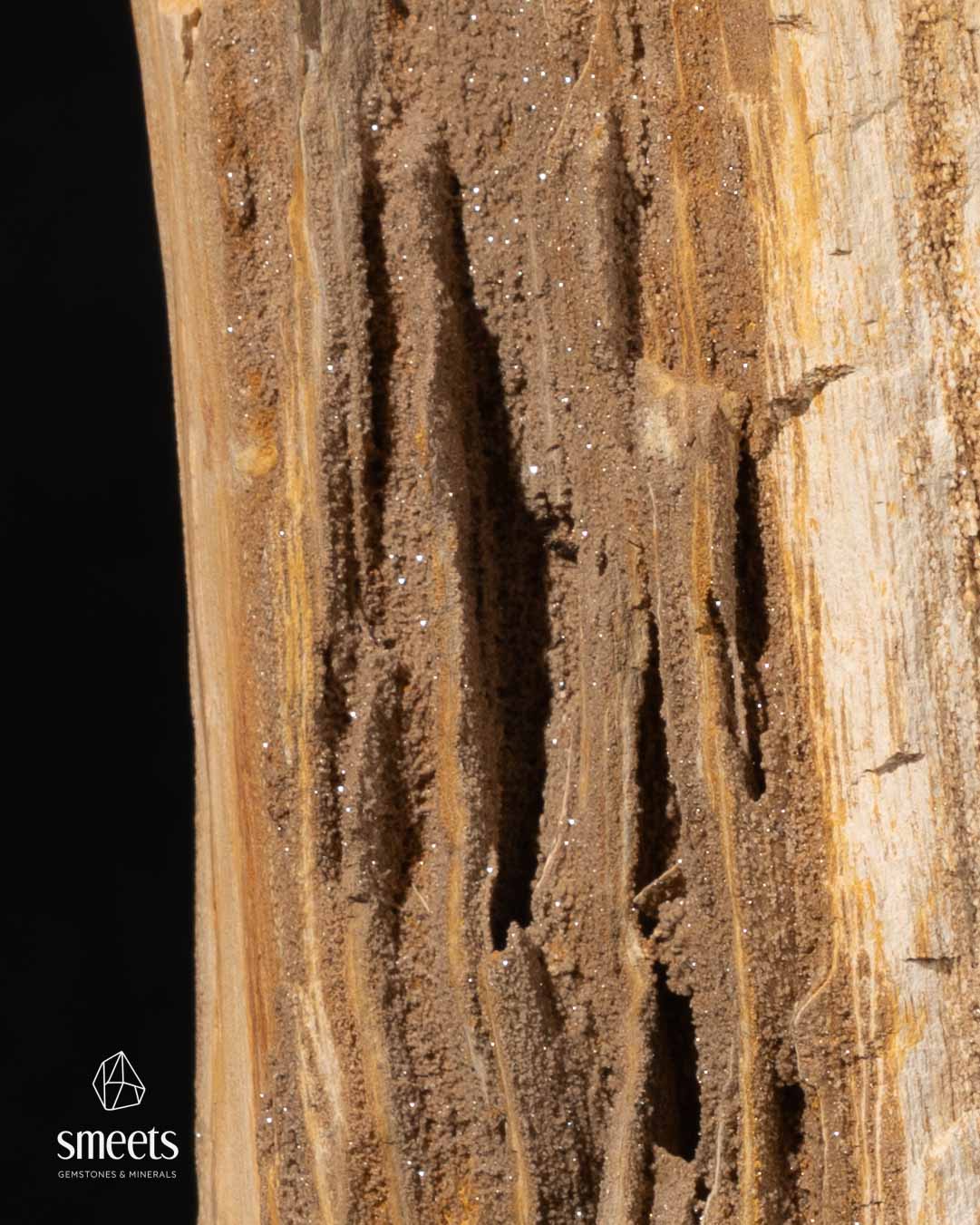 Sculptural Indonesian Crystal Wood with Natural Crystal Formation