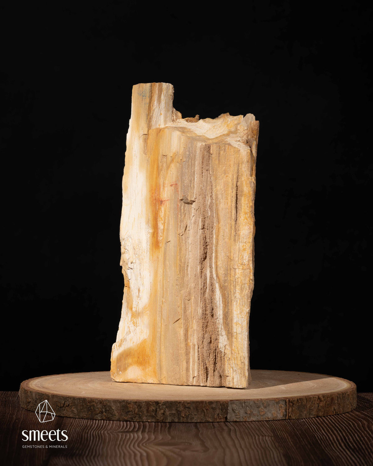 Sculptural Indonesian Crystal Wood with Natural Crystal Formation