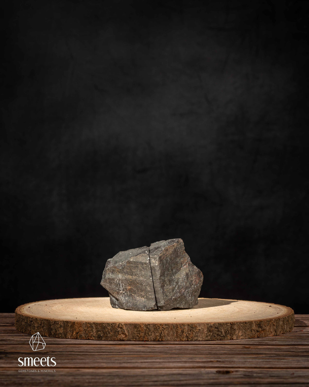 Ancient Greenland Isua Stone Split Pair – One Face Polished