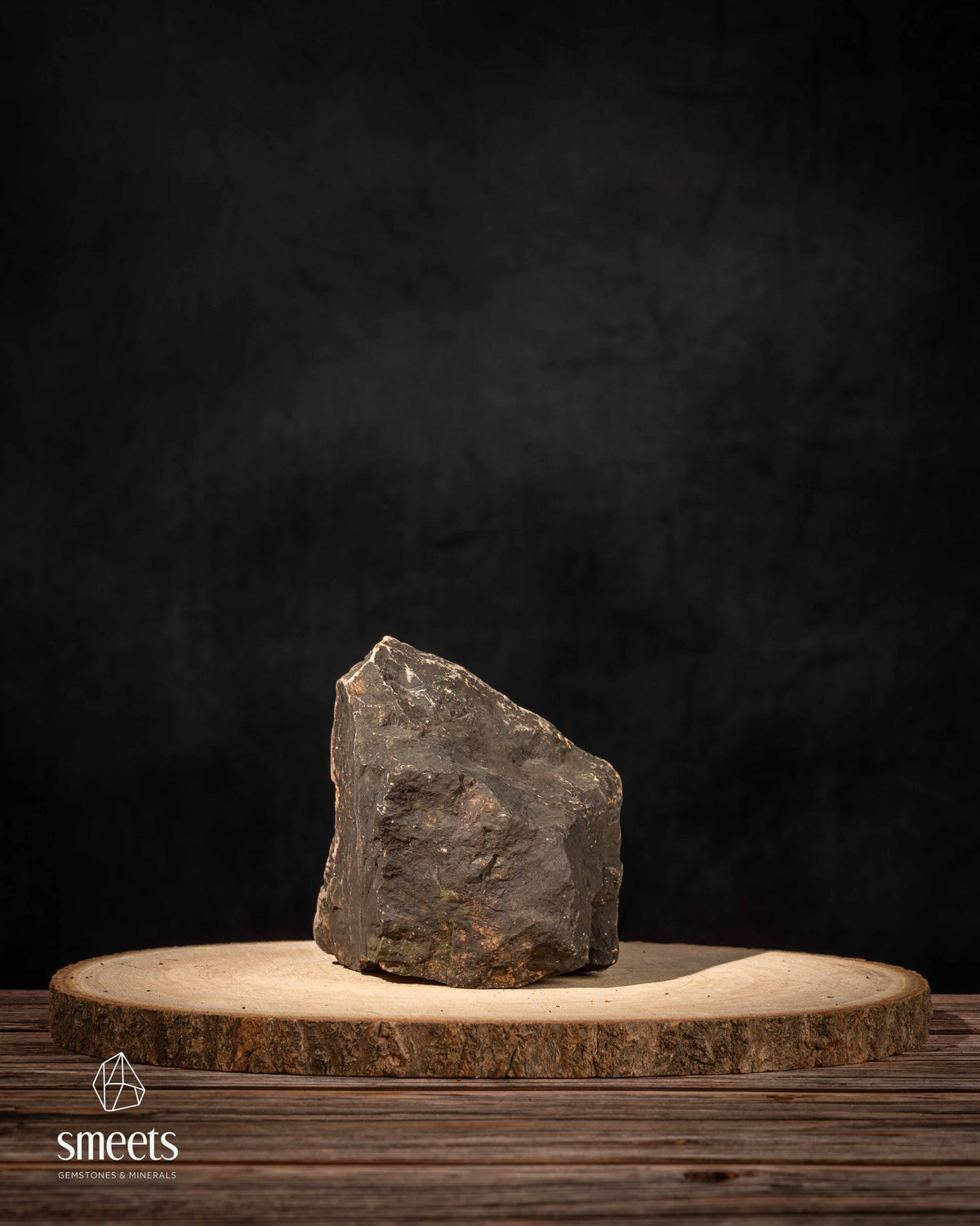 Half-Polished Indonesian Rhodonite Display Specimen