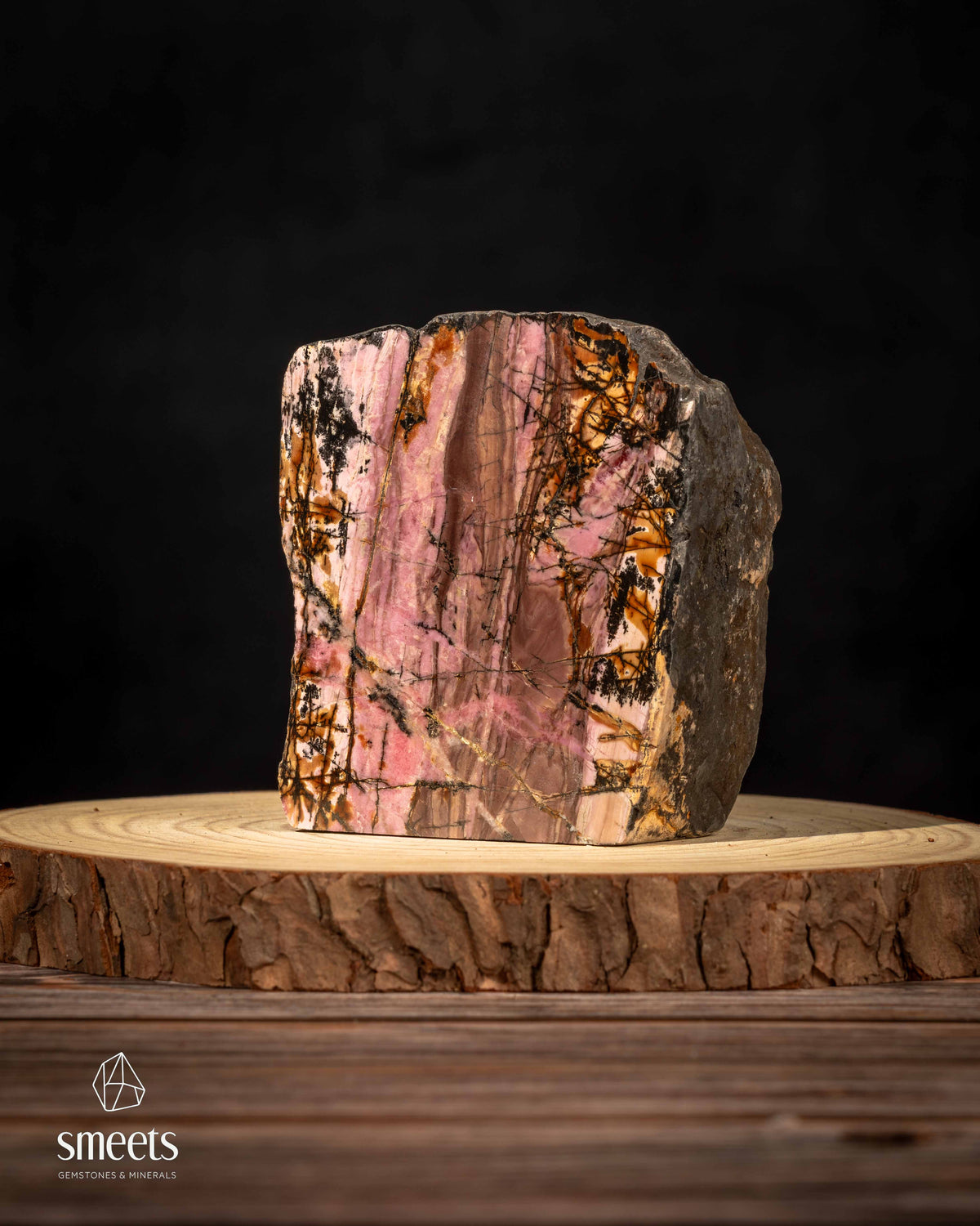 Exceptional Indonesian Rhodonite Statement Freeform