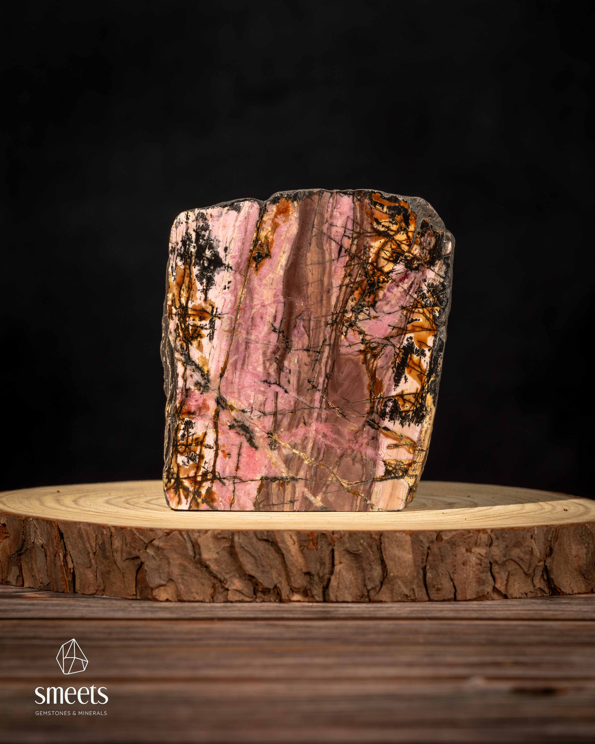 Exceptional Indonesian Rhodonite Statement Freeform