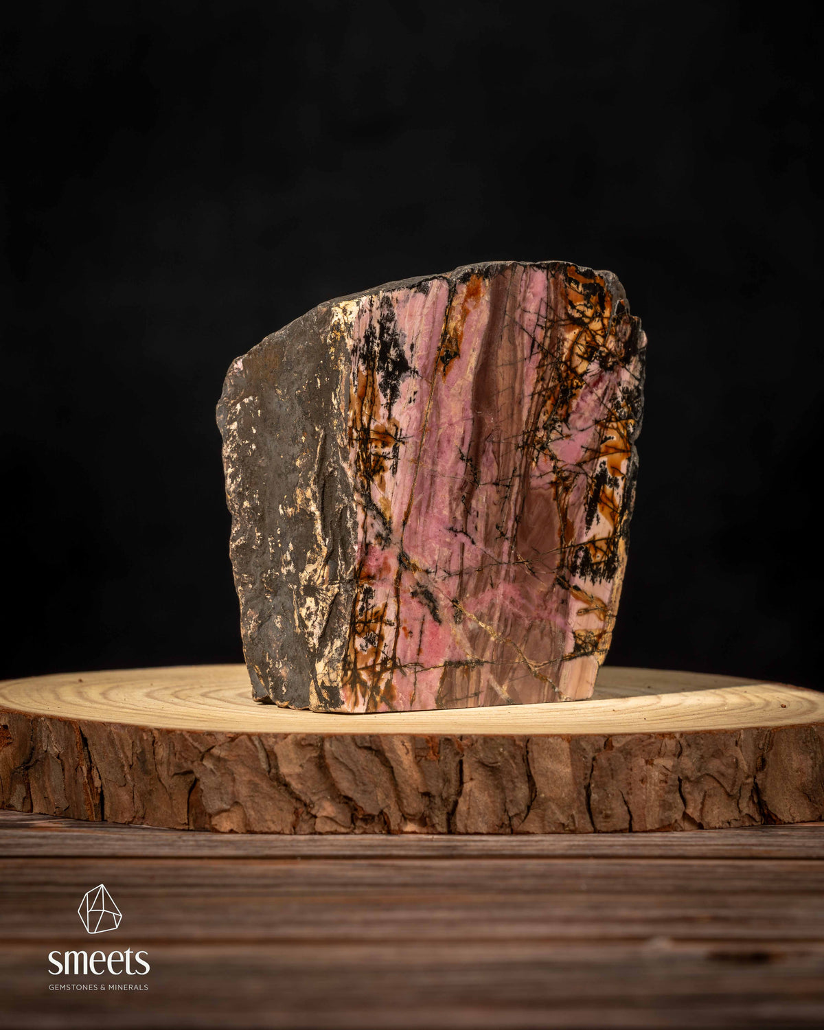 Exceptional Indonesian Rhodonite Statement Freeform