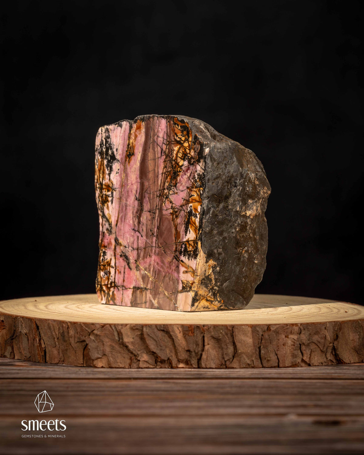 Exceptional Indonesian Rhodonite Statement Freeform