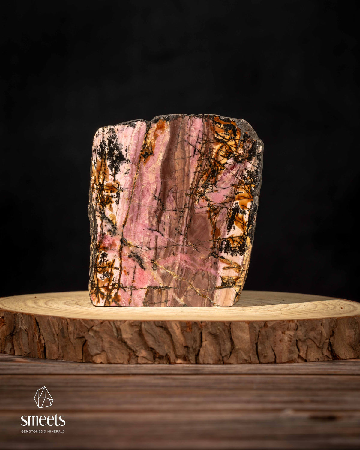 Exceptional Indonesian Rhodonite Statement Freeform