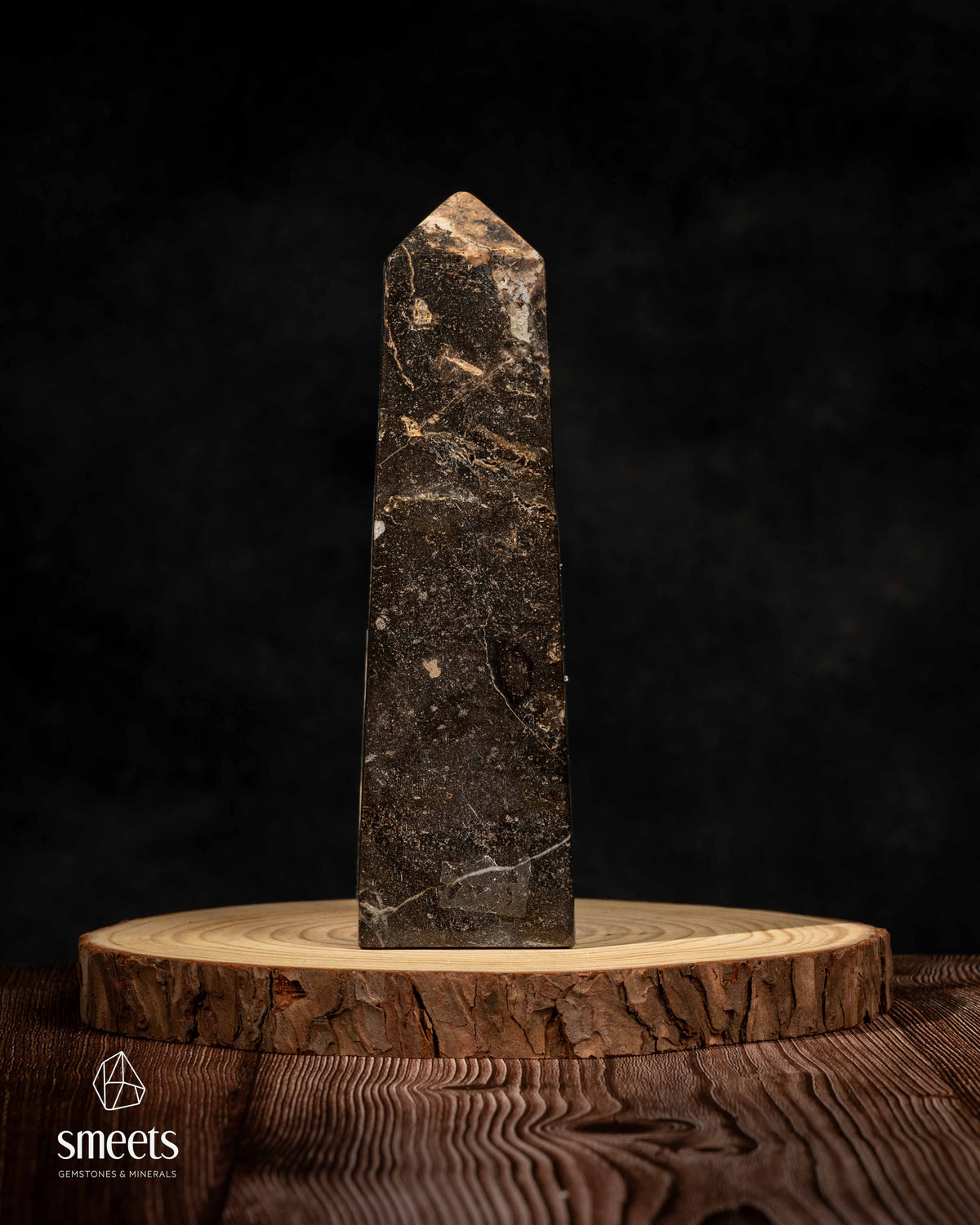 Unique Indonesian Chalcedony Tower with Natural Druzy Crystal Cavities