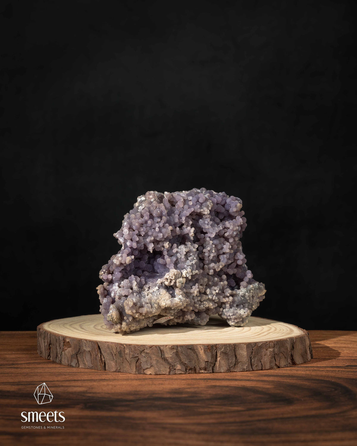 Lavender Grape Agate Cluster from Indonesia