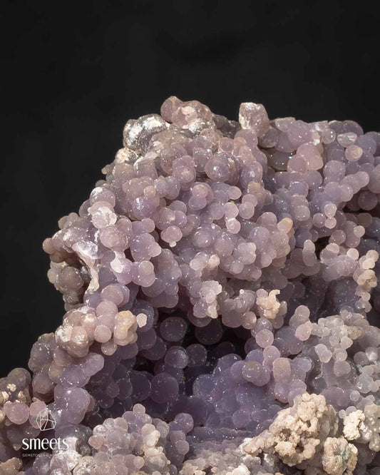 Lavender Grape Agate Cluster from Indonesia