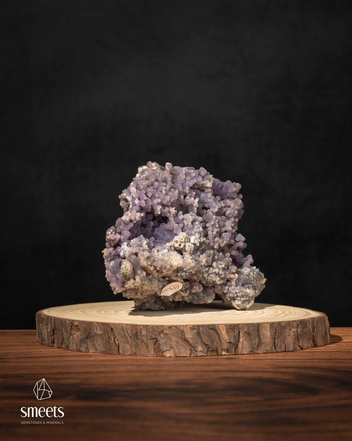 Lavender Grape Agate Cluster from Indonesia