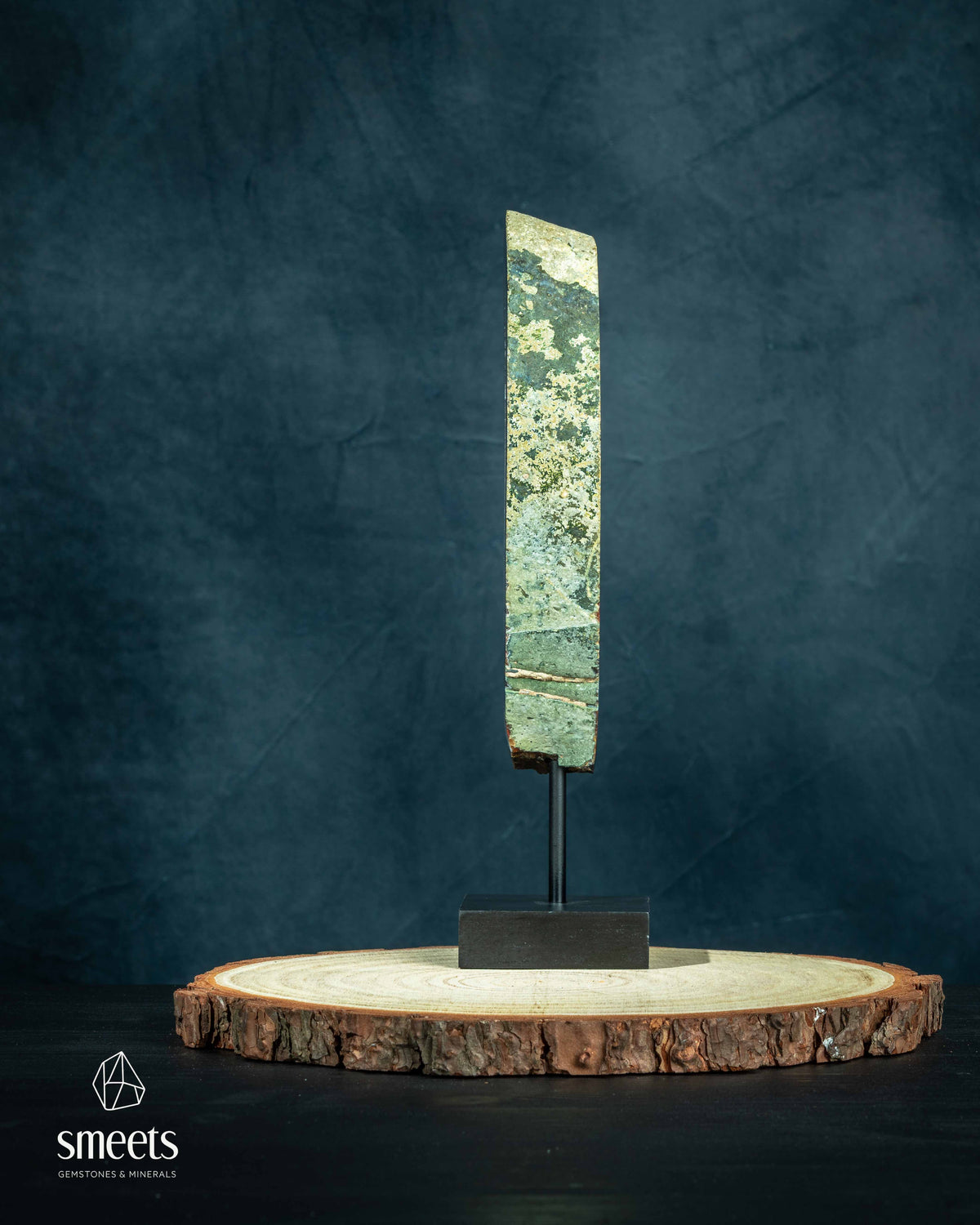 Banded Agate and Quartz Portal on Stand