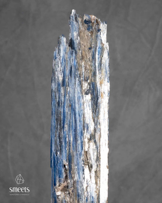 Large Brazilian Blue Kyanite on Stand