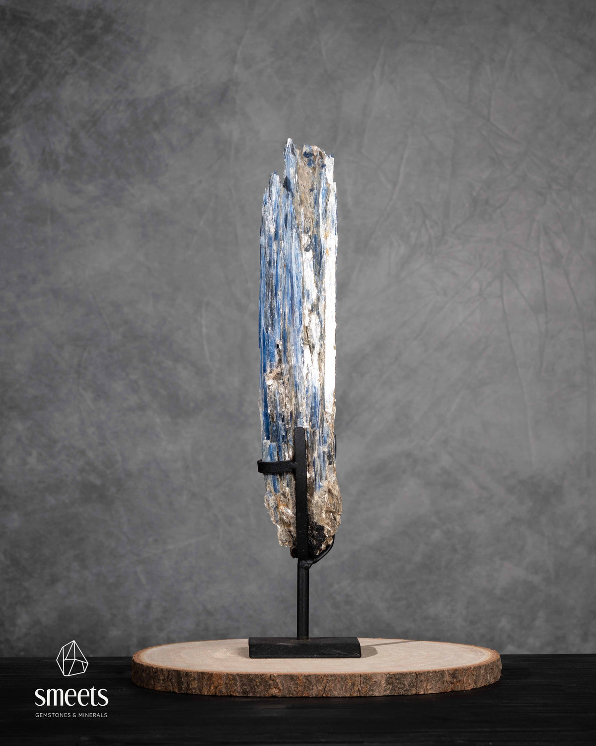 Large Brazilian Blue Kyanite on Stand