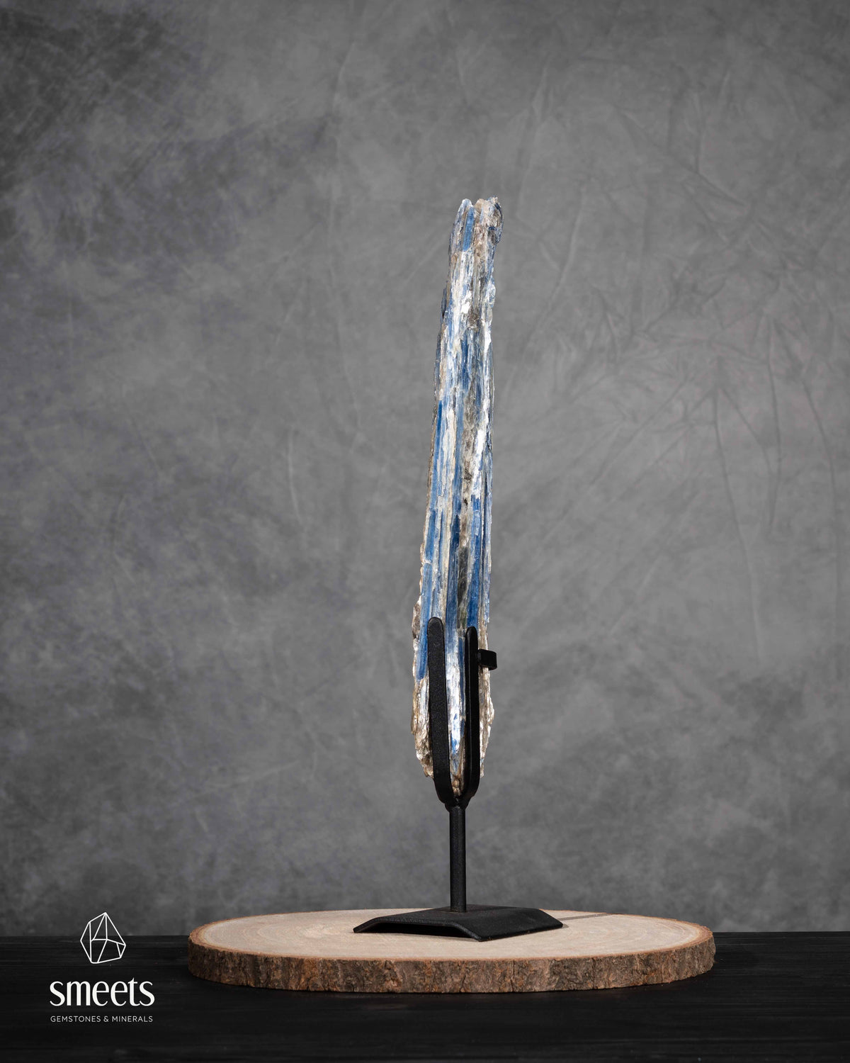 Large Brazilian Blue Kyanite on Stand