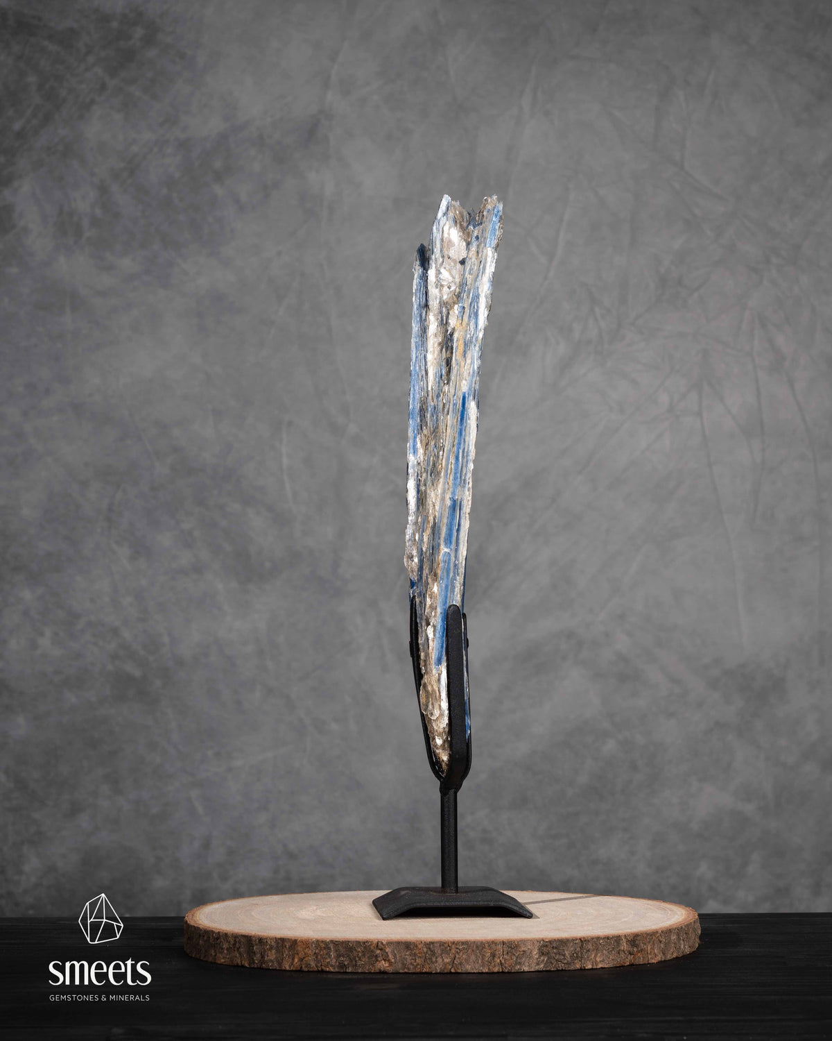 Large Brazilian Blue Kyanite on Stand