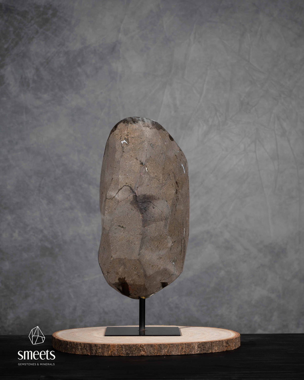 One-of-a-Kind Uruguayan Amethyst Geode on Metal Stand