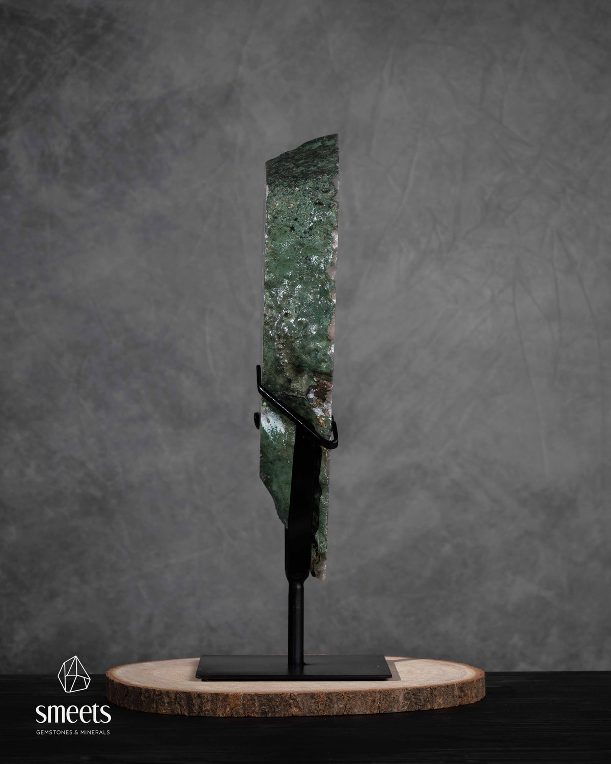 Exceptional Brazilian Amethyst Crystal Portal on Stand